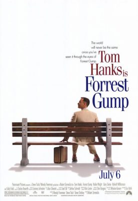 Filmy po angielsku - plakat filmu Forrest Gump