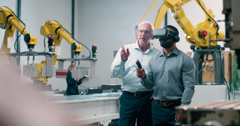 Employee training with VR